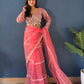 Pearl Khatli Net Saree Set