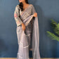 Pearl Khatli Net Saree Set