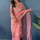 Pearl Khatli Net Saree Set