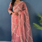 Pearl Khatli Net Saree Set