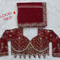 Pearl Khatli Net Saree Set