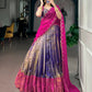 Violet Zari Silk Lehenga