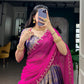 Violet Zari Silk Lehenga