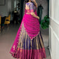 Violet Zari Silk Lehenga