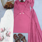 Rose Butterfly Palazzo Set