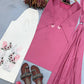 Rose Butterfly Palazzo Set