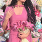 Rose Butterfly Palazzo Set