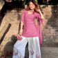 Rose Butterfly Palazzo Set