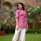 Rose Butterfly Palazzo Set