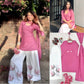 Rose Butterfly Palazzo Set