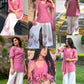 Rose Butterfly Palazzo Set