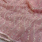 Pearl Trail Sequin Net Saree