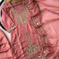 Coral Mirror Work Kurta Set