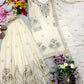 Ivory Stone Sequin Sharara Set