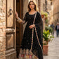 Peacock Border Anarkali Gown