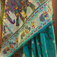 Kalamkari Temple Border Saree