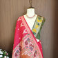Kalamkari Temple Border Saree