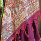 Kalamkari Temple Border Saree