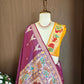 Kalamkari Temple Border Saree
