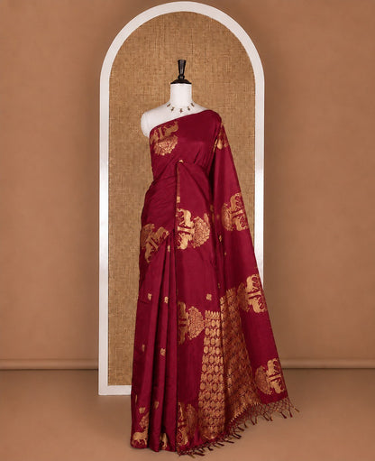 Zari Woven Banarasi Saree Set