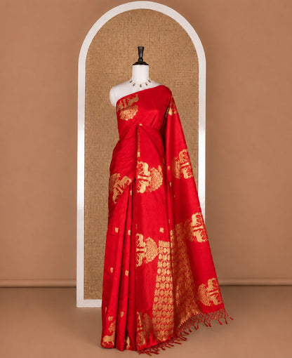 Zari Woven Banarasi Saree Set