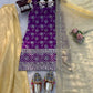 Elegant Jacquard Silk Palazzo Set for Festive and Party Wear