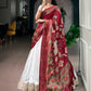 Ivory Zari Kalamkari Lehenga Set