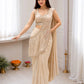 Sequin Vine Ready Saree Set