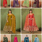 Shimmer Silk Cording Sequin Anarkali Gown Set
