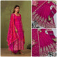 Shimmer Silk Cording Sequin Anarkali Gown Set