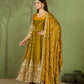 Shimmer Silk Cording Sequin Anarkali Gown Set