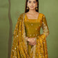 Shimmer Silk Cording Sequin Anarkali Gown Set