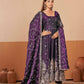 Shimmer Silk Cording Sequin Anarkali Gown Set