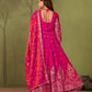 Shimmer Silk Cording Sequin Anarkali Gown Set