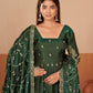Shimmer Silk Cording Sequin Anarkali Gown Set