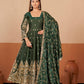 Shimmer Silk Cording Sequin Anarkali Gown Set