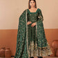 Shimmer Silk Cording Sequin Anarkali Gown Set