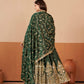 Shimmer Silk Cording Sequin Anarkali Gown Set