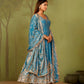 Shimmer Silk Cording Sequin Anarkali Gown Set