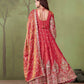 Shimmer Silk Cording Sequin Anarkali Gown Set