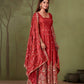 Shimmer Silk Cording Sequin Anarkali Gown Set