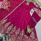 Shimmer Silk Cording Sequin Anarkali Gown Set