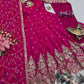 Shimmer Silk Cording Sequin Anarkali Gown Set