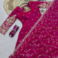 Shimmer Silk Cording Sequin Anarkali Gown Set
