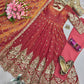 Shimmer Silk Cording Sequin Anarkali Gown Set
