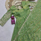 Shimmer Silk Cording Sequin Anarkali Gown Set