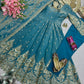 Shimmer Silk Cording Sequin Anarkali Gown Set