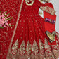 Shimmer Silk Cording Sequin Anarkali Gown Set