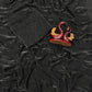 Midnight Black Space Silk Saree with Diamond Work for Party and Reception Wear