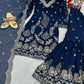 Embroidered Fox Georgette Sharara Set
